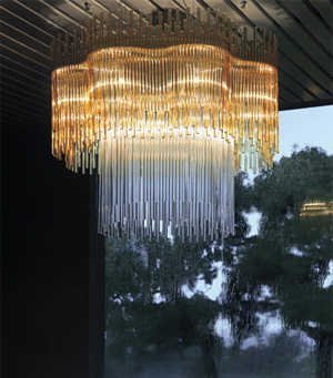 Люстри кришталеві стельові