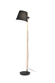   
                        
                        Торшер IDEAL LUX (Италия) 10130    
                         в стиле Скандинавский.  
                        Тип источника света: светодиодная лампа, сменная.                                                 Цвета плафонов и подвесок: Черный.                         Материал: Ткань.                          фото 1