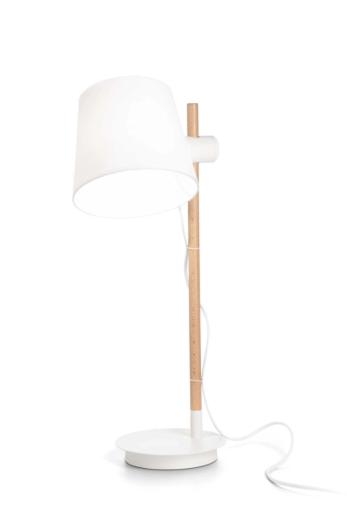   
                        
                        Настільна лампа IDEAL LUX (Італія) 10131    
                         у стилі Скандинавський.  
                        Тип джерела світла: світлодіодна лампа, змінна.                                                 Кольори плафонів і підвісок: Білий.                         Матеріал: Тканина.                          фото 1