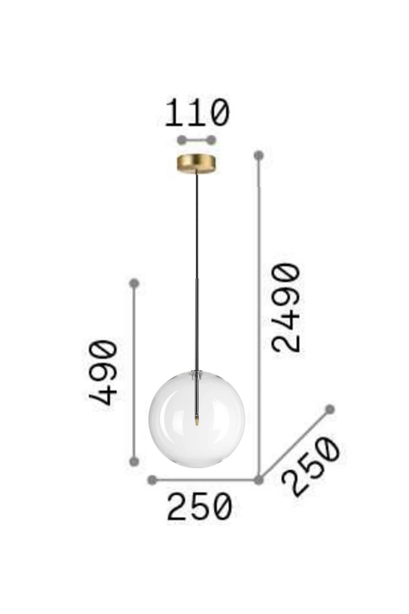   
                        
                        Люстра IDEAL LUX (Італія) 10237    
                         У стилі Хай-тек.  
                        Тип джерела світла: світлодіодна лампа, змінна.                         Форма: Куля.                         Кольори плафонів і підвісок: Прозорий.                         Матеріал: Скло.                          фото 2