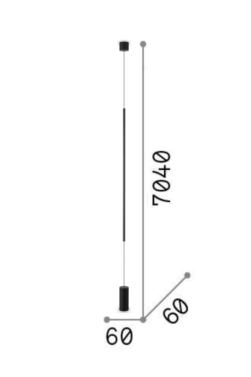   
                        
                        Торшер IDEAL LUX (Італія) 10249    
                         у стилі Хай-тек.  
                        Тип джерела світла: вбудований led-модуль, незмінний.                                                 Кольори плафонів і підвісок: Чорний.                         Матеріал: Пластик.                          фото 8