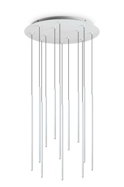   
                        
                        Люстра IDEAL LUX (Италия) 10255    
                         в стиле Хай-тек.  
                        Тип источника света: встроенный led-модуль, несъемный.                         Форма: Круг.                         Цвета плафонов и подвесок: Белый.                         Материал: Алюминий, Пластик.                          фото 1