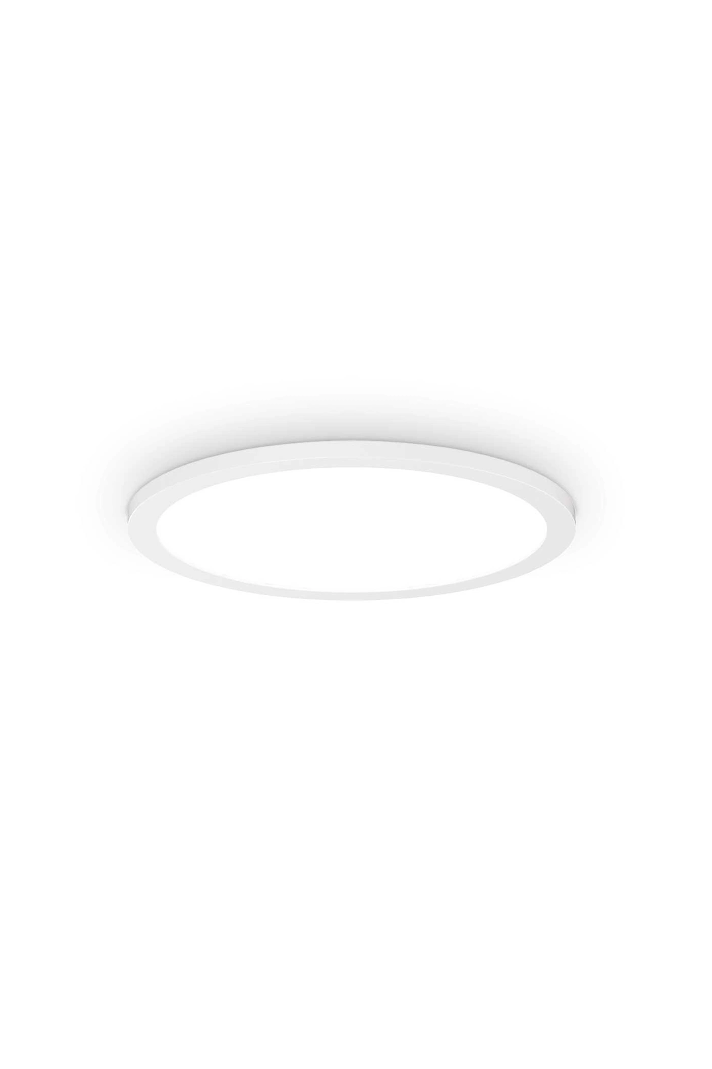   
                        
                        Светильник потолочный IDEAL LUX (Италия) 10275    
                         в стиле Модерн.  
                        Тип источника света: встроенный led-модуль, несъемный.                         Форма: Круг.                         Цвета плафонов и подвесок: Белый.                         Материал: Алюминий, Пластик.                          фото 1