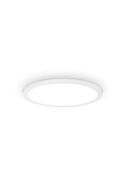   
                        
                        Светильник потолочный IDEAL LUX (Италия) 10277    
                         в стиле Модерн.  
                        Тип источника света: встроенный led-модуль, несъемный.                         Форма: Круг.                         Цвета плафонов и подвесок: Белый.                         Материал: Алюминий, Пластик.                          фото 1