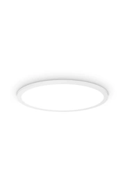   
                        
                        Светильник потолочный IDEAL LUX (Италия) 10278    
                         в стиле Модерн.  
                        Тип источника света: встроенный led-модуль, несъемный.                         Форма: Круг.                         Цвета плафонов и подвесок: Белый.                         Материал: Алюминий, Пластик.                          фото 1