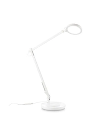   
                        
                        Настільна лампа IDEAL LUX (Італія) 10286    
                         у стилі Хай-тек.  
                        Тип джерела світла: вбудований led-модуль, незмінний.                                                 Кольори плафонів і підвісок: Білий.                         Матеріал: Пластик.                          фото 1
