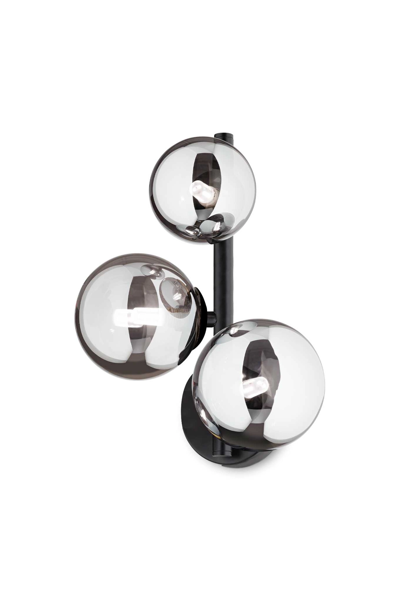   
                        
                        Бра IDEAL LUX (Італія) 10398    
                         у стилі Хай-тек.  
                        Тип джерела світла: світлодіодна лампа, змінна.                                                 Кольори плафонів і підвісок: Сірий.                         Матеріал: Скло.                          фото 1