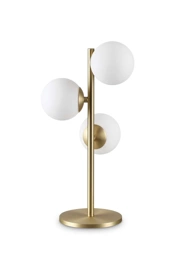   
                        
                        Настільна лампа IDEAL LUX (Італія) 10419    
                         у стилі Модерн.  
                        Тип джерела світла: світлодіодна лампа, змінна.                                                 Кольори плафонів і підвісок: Білий.                         Матеріал: Скло.                          фото 1