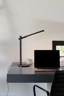   
                        
                        Настільна лампа IDEAL LUX (Італія) 10432    
                         у стилі Хай-тек.  
                        Тип джерела світла: вбудований led-модуль, незмінний.                                                 Кольори плафонів і підвісок: Чорний.                         Матеріал: Пластик.                          фото 3