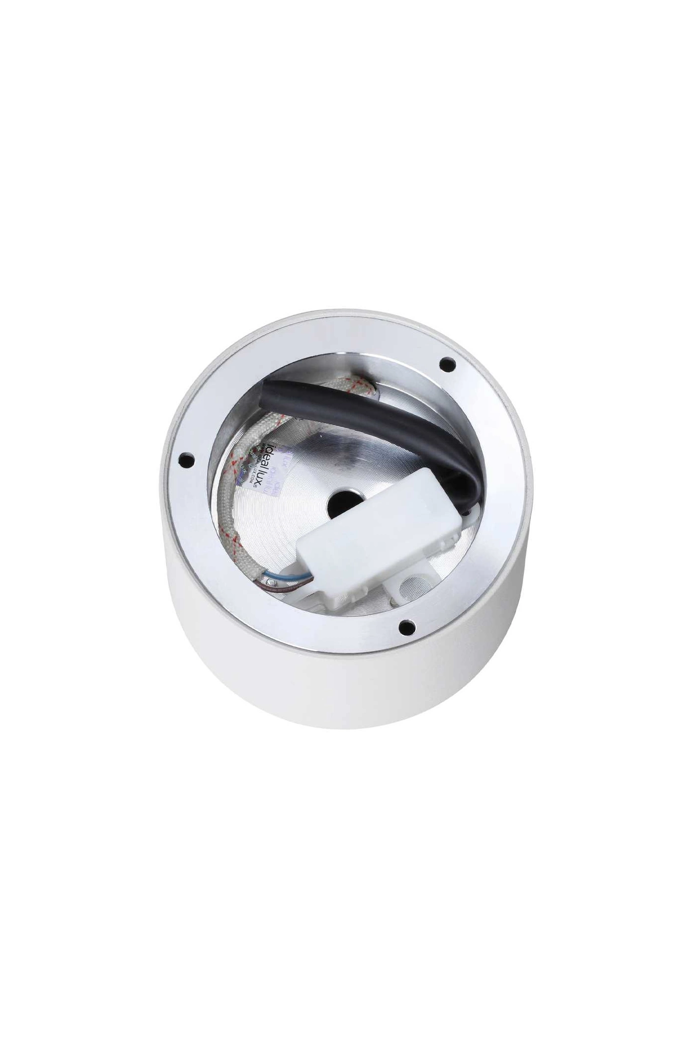   
                        
                        Точечный светильник IDEAL LUX (Италия) 10453    
                         в стиле Хай-тек.  
                        Тип источника света: светодиодная лампа, сменная.                         Форма: Цилиндр.                         Цвета плафонов и подвесок: Белый.                         Материал: Алюминий.                          фото 3