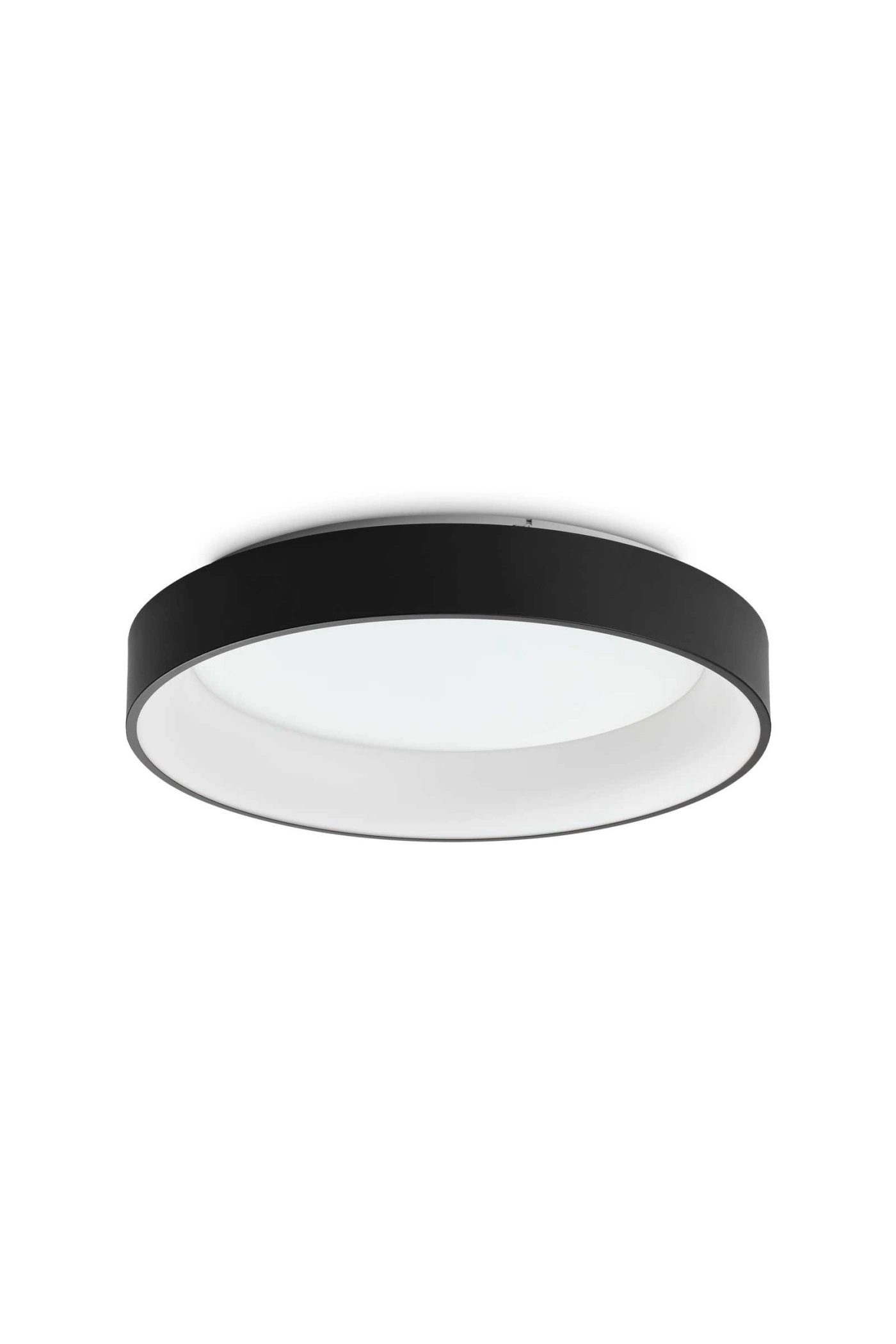   
                        
                        Светильник потолочный IDEAL LUX (Италия) 10515    
                         В стиле Модерн.  
                        Тип источника света: встроенный led-модуль, несъемный.                         Форма: Круг.                         Цвета плафонов и подвесок: Черный, Белый.                         Материал: Металл, Пластик.                          фото 1