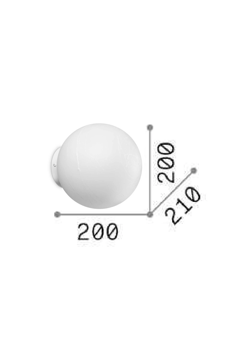   
                        
                        Бра IDEAL LUX (Італія) 10616    
                         у стилі Модерн.  
                        Тип джерела світла: світлодіодна лампа, змінна.                                                 Кольори плафонів і підвісок: Білий.                         Матеріал: Пластик.                          фото 2