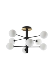   
                        
                        Люстра IDEAL LUX (Італія) 10626    
                         у стилі Модерн, Хай-тек.  
                        Тип джерела світла: світлодіодна лампа, змінна.                         Форма: Коло.                         Кольори плафонів і підвісок: Білий.                         Матеріал: Скло.                          фото 1