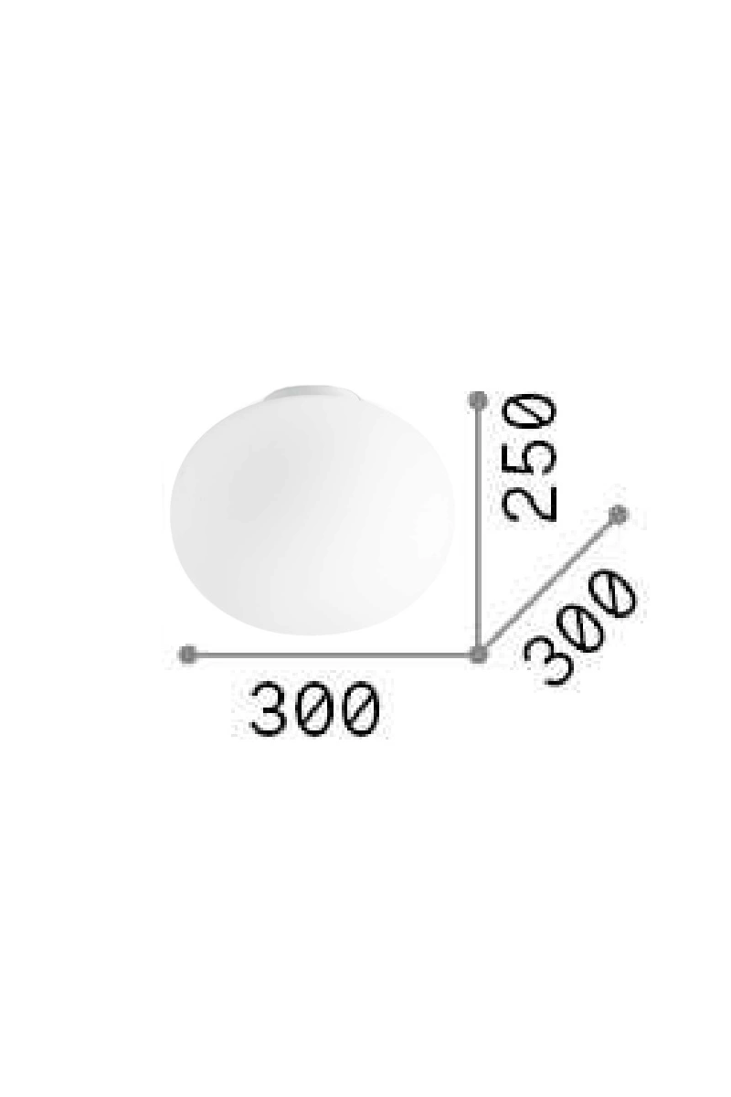  
                        
                        Светильник потолочный IDEAL LUX (Италия) 10628    
                         в стиле Модерн.  
                        Тип источника света: светодиодная лампа, сменная.                         Форма: Шар.                         Цвета плафонов и подвесок: Белый.                         Материал: Стекло.                          фото 3