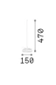   
                        
                        Настольная лампа IDEAL LUX (Италия) 10687    
                         в стиле Хай-тек.  
                        Тип источника света: встроенный led-модуль, несъемный.                                                 Цвета плафонов и подвесок: Белый.                         Материал: Металл.                          фото 2
