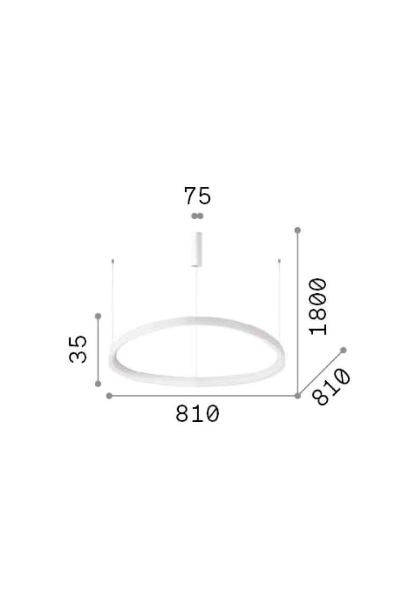   
                        
                        Люстра IDEAL LUX (Италия) 10731    
                         в стиле Хай-тек.  
                        Тип источника света: встроенный led-модуль, несъемный.                         Форма: Круг.                         Цвета плафонов и подвесок: Латунь, Белый.                         Материал: Акрил, Металл.                          фото 2