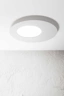   
                        
                        Светильник потолочный IDEAL LUX (Италия) 10745    
                         в стиле Хай-тек.  
                        Тип источника света: встроенный led-модуль, несъемный.                         Форма: Круг.                         Цвета плафонов и подвесок: Белый.                         Материал: Пластик.                          фото 2