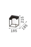   
                        
                        Точечный светильник IDEAL LUX (Италия) 10782    
                         в стиле Модерн.  
                        Тип источника света: светодиодная лампа, сменная.                         Форма: Куб.                         Цвета плафонов и подвесок: Белый, Черный.                         Материал: Стекло, Металл.                          фото 2