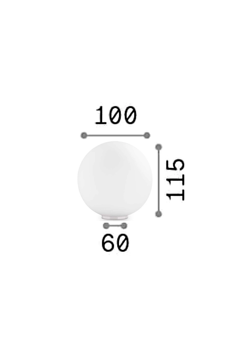   
                        
                        Настольная лампа IDEAL LUX (Италия) 10810    
                         в стиле Модерн.  
                        Тип источника света: светодиодная лампа, сменная.                                                 Цвета плафонов и подвесок: Белый.                         Материал: Стекло.                          фото 2