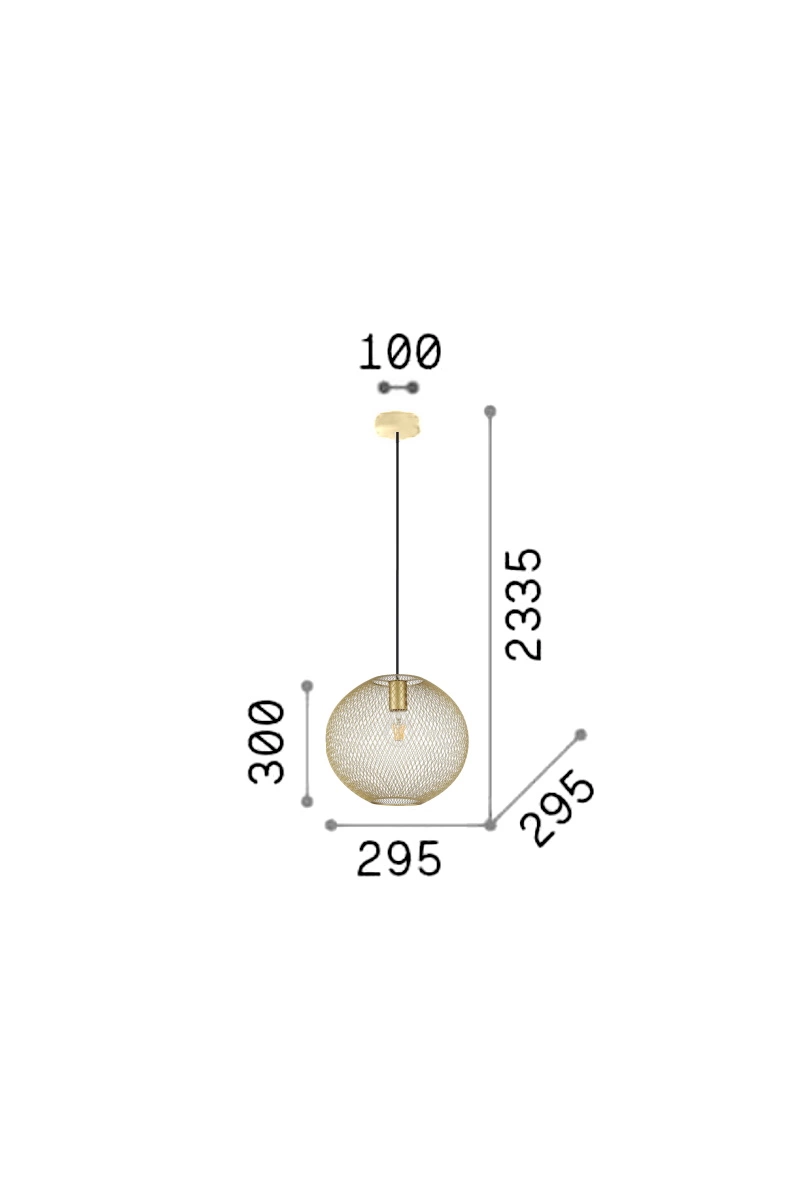   
                        
                        Люстра IDEAL LUX (Италия) 10827    
                         В стиле Хай-тек.  
                        Тип источника света: светодиодная лампа, сменная.                         Форма: Шар.                         Цвета плафонов и подвесок: Золото.                         Материал: Металл.                          фото 2