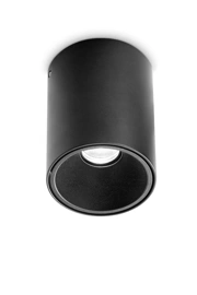   
                        
                        Точечный светильник IDEAL LUX (Италия) 10833    
                         в стиле Хай-тек.  
                        Тип источника света: встроенный led-модуль, несъемный.                         Форма: Цилиндр.                         Цвета плафонов и подвесок: Черный.                         Материал: Алюминий.                          фото 1