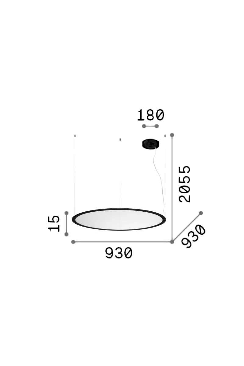   
                        
                        Люстра IDEAL LUX (Італія) 10838    
                         у стилі Хай-тек.  
                        Тип джерела світла: вбудований led-модуль, незмінний.                         Форма: Коло.                         Кольори плафонів і підвісок: Білий, Прозорий.                         Матеріал: Алюміній, Акрил.                          фото 2