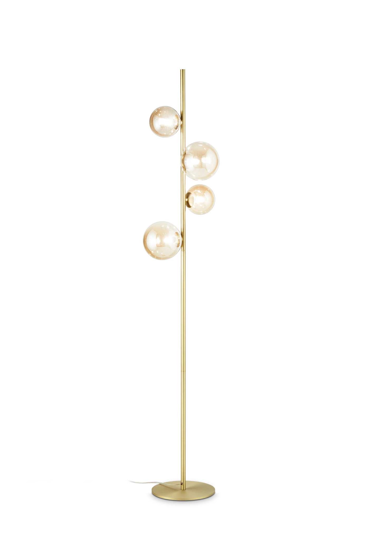   
                        
                        Торшер IDEAL LUX (Італія) 10869    
                         у стилі Хай-тек.  
                        Тип джерела світла: світлодіодна лампа, змінна.                                                 Кольори плафонів і підвісок: Бурштиновий (янтарний).                         Матеріал: Скло.                          фото 1