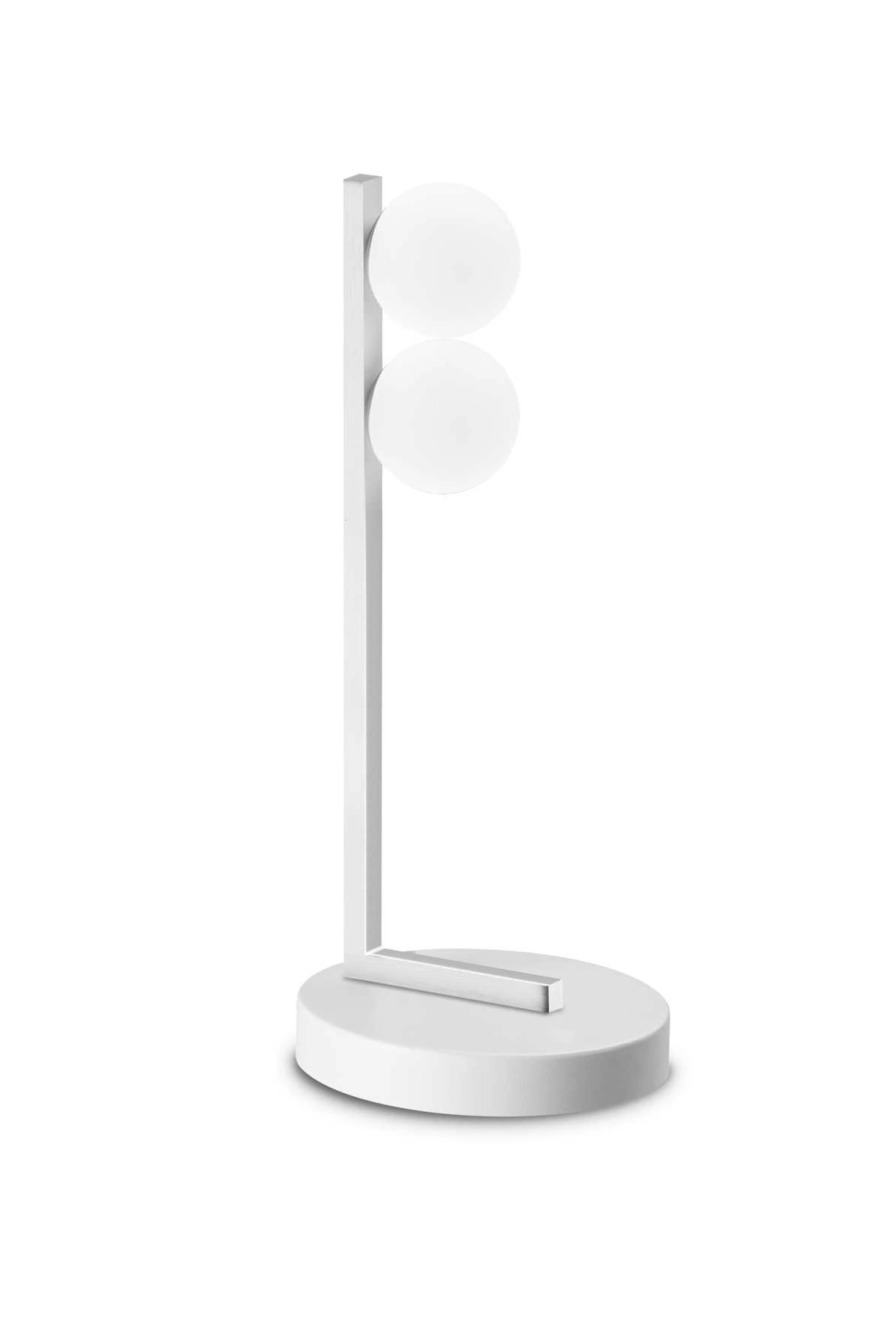   
                        
                        Настільна лампа IDEAL LUX (Італія) 10904    
                         у стилі Модерн.  
                        Тип джерела світла: вбудований led-модуль, незмінний.                                                 Кольори плафонів і підвісок: Білий.                         Матеріал: Скло.                          фото 1