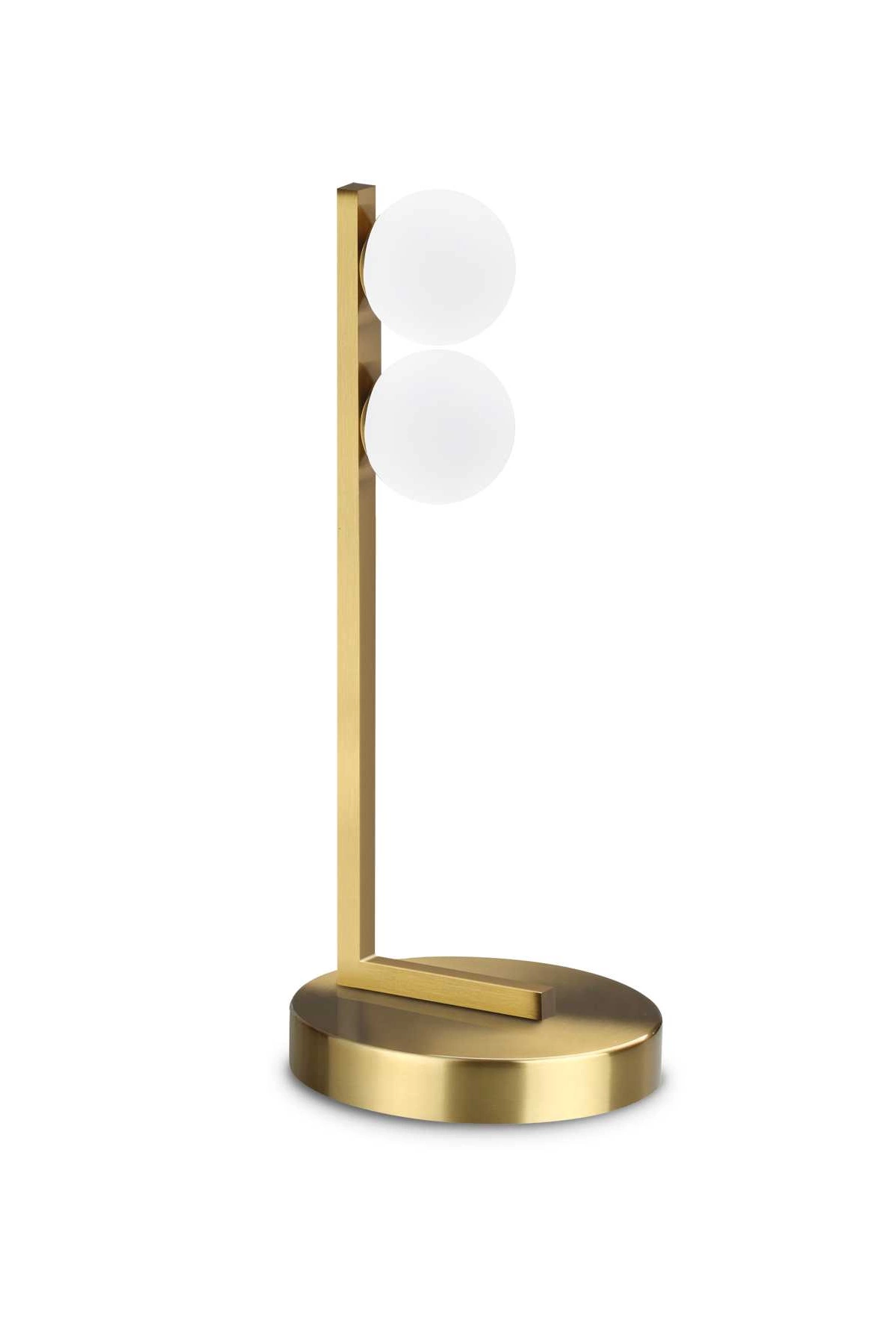   
                        
                        Настольная лампа IDEAL LUX (Италия) 10906    
                         в стиле Модерн.  
                        Тип источника света: встроенный led-модуль, несъемный.                                                 Цвета плафонов и подвесок: Белый.                         Материал: Стекло.                          фото 1