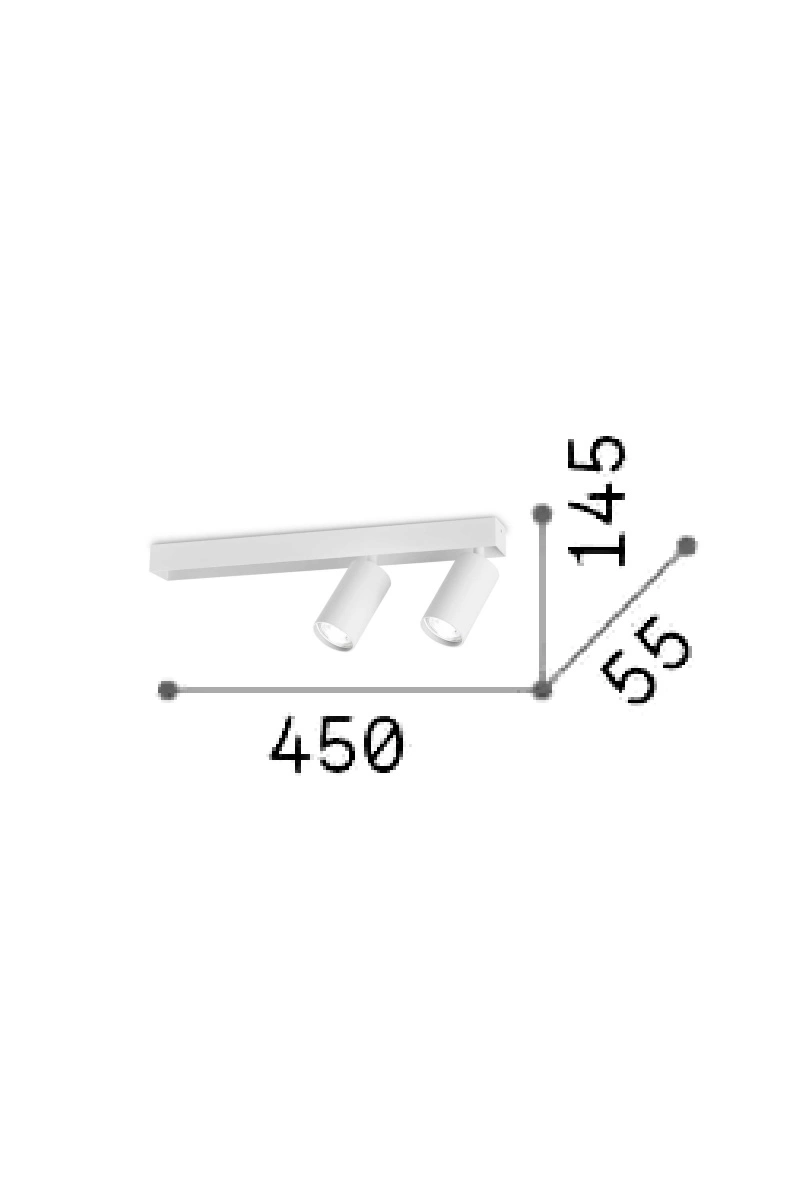   
                        
                        Світильник поворотний IDEAL LUX (Італія) 10930    
                         у стилі Хай-тек.  
                        Тип джерела світла: світлодіодна лампа, змінна.                         Форма: Прямокутник.                         Кольори плафонів і підвісок: Білий.                         Матеріал: Метал.                          фото 3