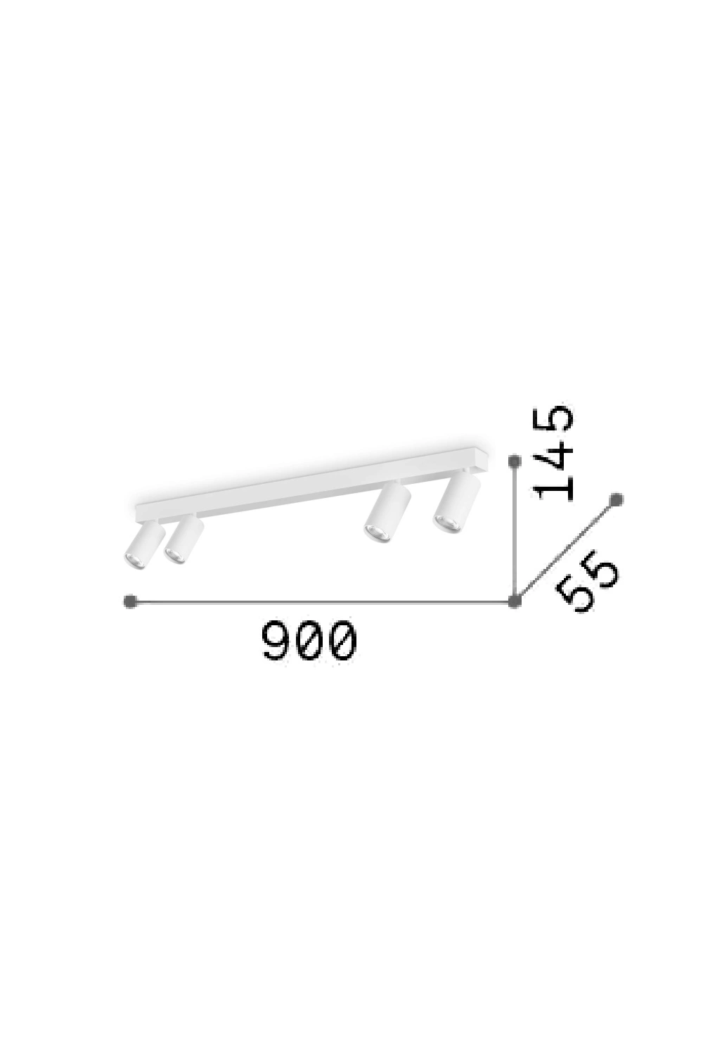   
                        
                        Светильник поворотный IDEAL LUX (Италия) 10932    
                         в стиле Хай-тек.  
                        Тип источника света: светодиодная лампа, сменная.                         Форма: Прямоугольник.                         Цвета плафонов и подвесок: Белый.                         Материал: Металл.                          фото 2