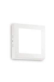   
                        
                        Светильник потолочный IDEAL LUX (Италия) 10995    
                         в стиле Хай-тек.  
                        Тип источника света: встроенный led-модуль, несъемный.                                                 Цвета плафонов и подвесок: Белый.                         Материал: Пластик.                          фото 1
