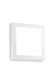   
                        
                        Светильник потолочный IDEAL LUX (Италия) 10997    
                         в стиле Хай-тек.  
                        Тип источника света: встроенный led-модуль, несъемный.                                                 Цвета плафонов и подвесок: Белый.                         Материал: Пластик.                          фото 1