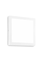   
                        
                        Светильник потолочный IDEAL LUX (Италия) 11003    
                         в стиле Хай-тек.  
                        Тип источника света: встроенный led-модуль, несъемный.                                                 Цвета плафонов и подвесок: Белый.                         Материал: Пластик.                          фото 1