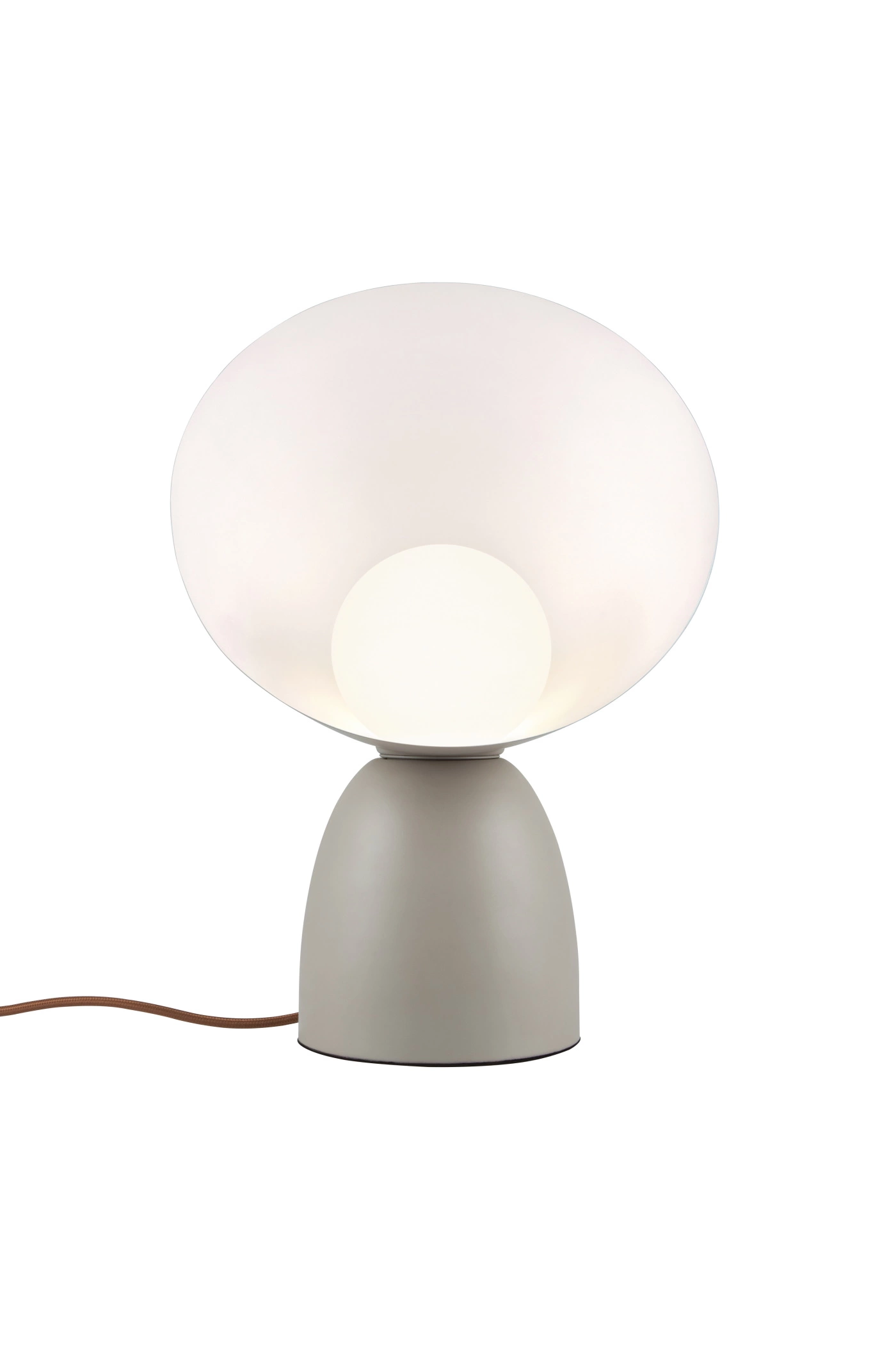   
                        
                        Настільна лампа NORDLUX (Данія) 11011    
                         у стилі Скандинавський.  
                        Тип джерела світла: світлодіодна лампа, змінна.                                                 Кольори плафонів і підвісок: Коричневий, Білий.                         Матеріал: Скло.                          фото 3