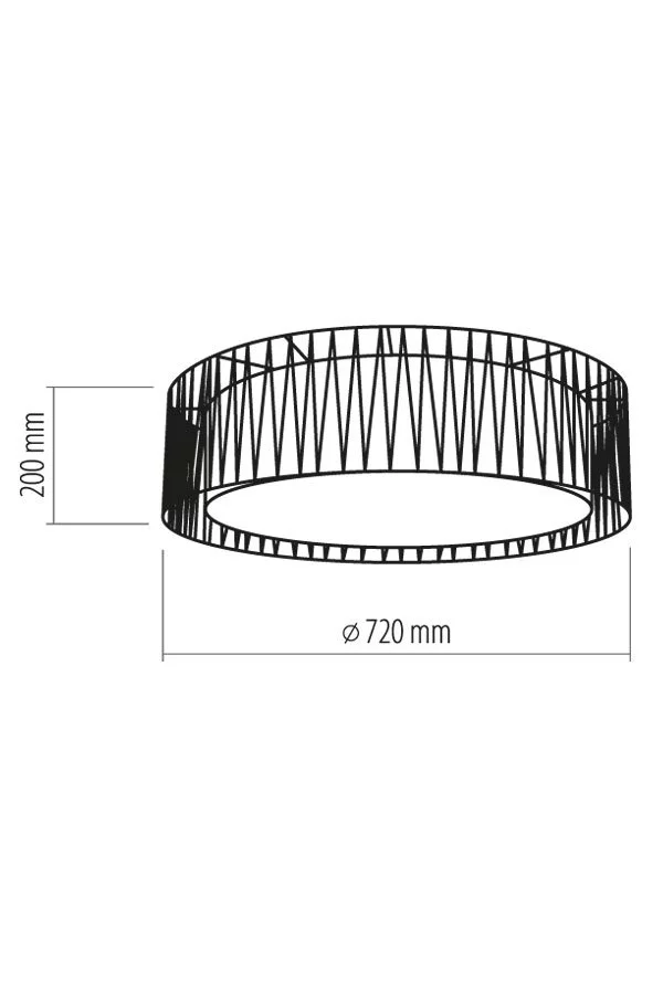   
                        
                        Люстра TK LIGHTING (Польща) 11847    
                         У стилі Лофт.  
                        Тип джерела світла: світлодіодна лампа, змінна.                         Форма: Коло.                         Кольори плафонів і підвісок: Чорний.                         Матеріал: Тканина, Метал.                          фото 2