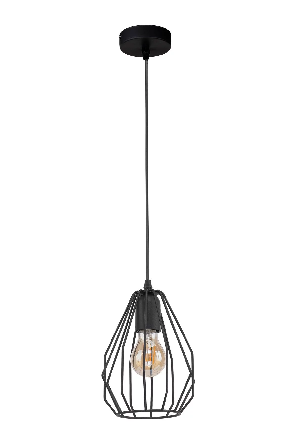   
                        
                        Люстра TK LIGHTING (Польша) 11864    
                         в стиле Лофт, Скандинавский.  
                        Тип источника света: светодиодная лампа, сменная.                         Форма: Круг.                         Цвета плафонов и подвесок: Черный.                         Материал: Металл.                          фото 1