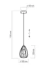   
                        Люстра TK LIGHTING (Польща) 11864    
                         у стилі Лофт, Скандинавський.  
                        Тип джерела світла: світлодіодна лампа, змінна.                         Форма: Коло.                         Кольори плафонів і підвісок: Чорний.                         Матеріал: Метал.                          фото 2