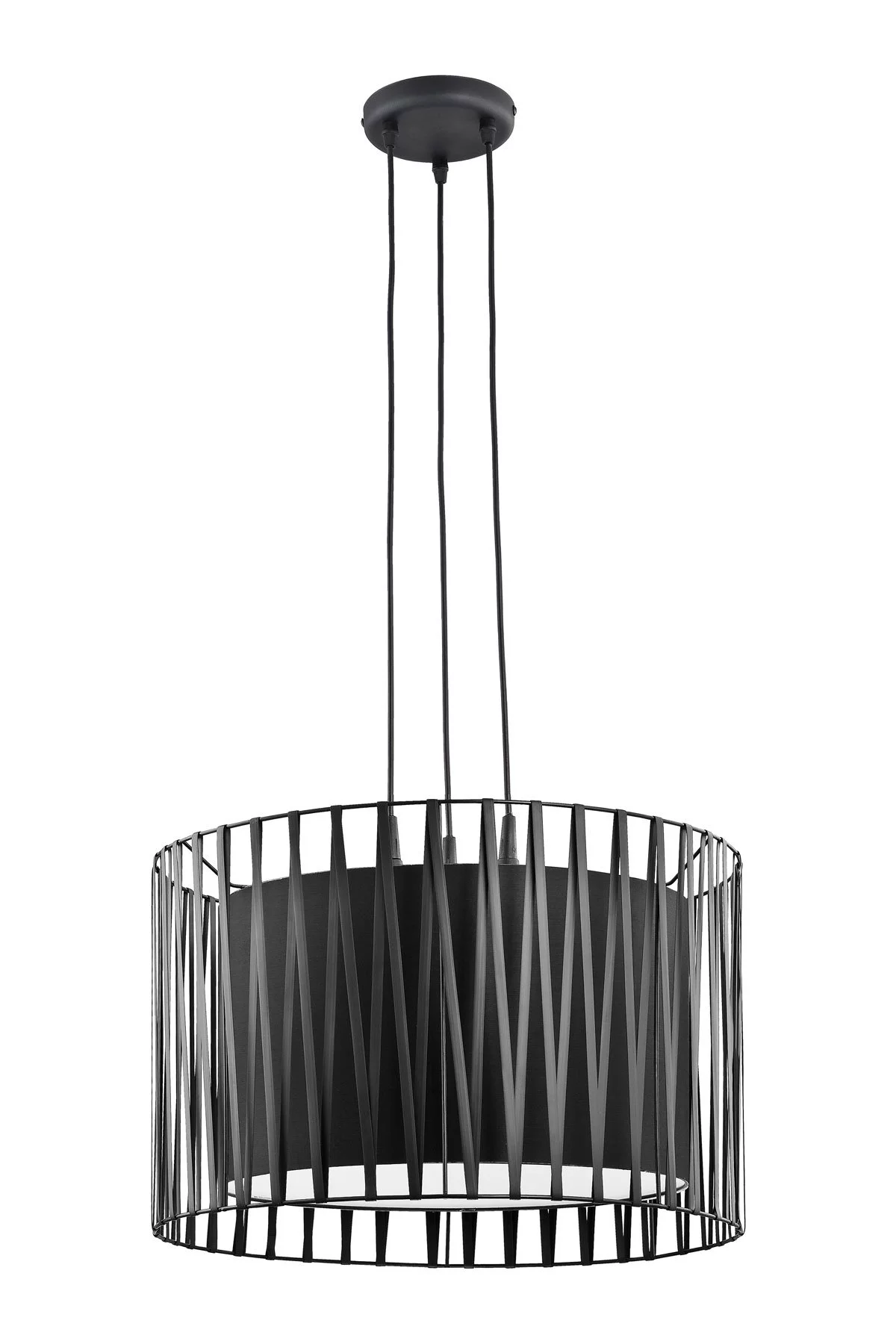   
                        
                        Люстра TK LIGHTING (Польша) 11875    
                         в стиле Модерн.  
                        Тип источника света: светодиодная лампа, сменная.                         Форма: Круг, Цилиндр.                         Цвета плафонов и подвесок: Черный.                         Материал: Металл, Ткань.                          фото 1