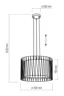   
                        
                        Люстра TK LIGHTING (Польща) 11875    
                         У стилі Модерн.  
                        Тип джерела світла: світлодіодна лампа, змінна.                         Форма: Коло, Циліндр.                         Кольори плафонів і підвісок: Чорний.                         Матеріал: Метал, Тканина.                          фото 2