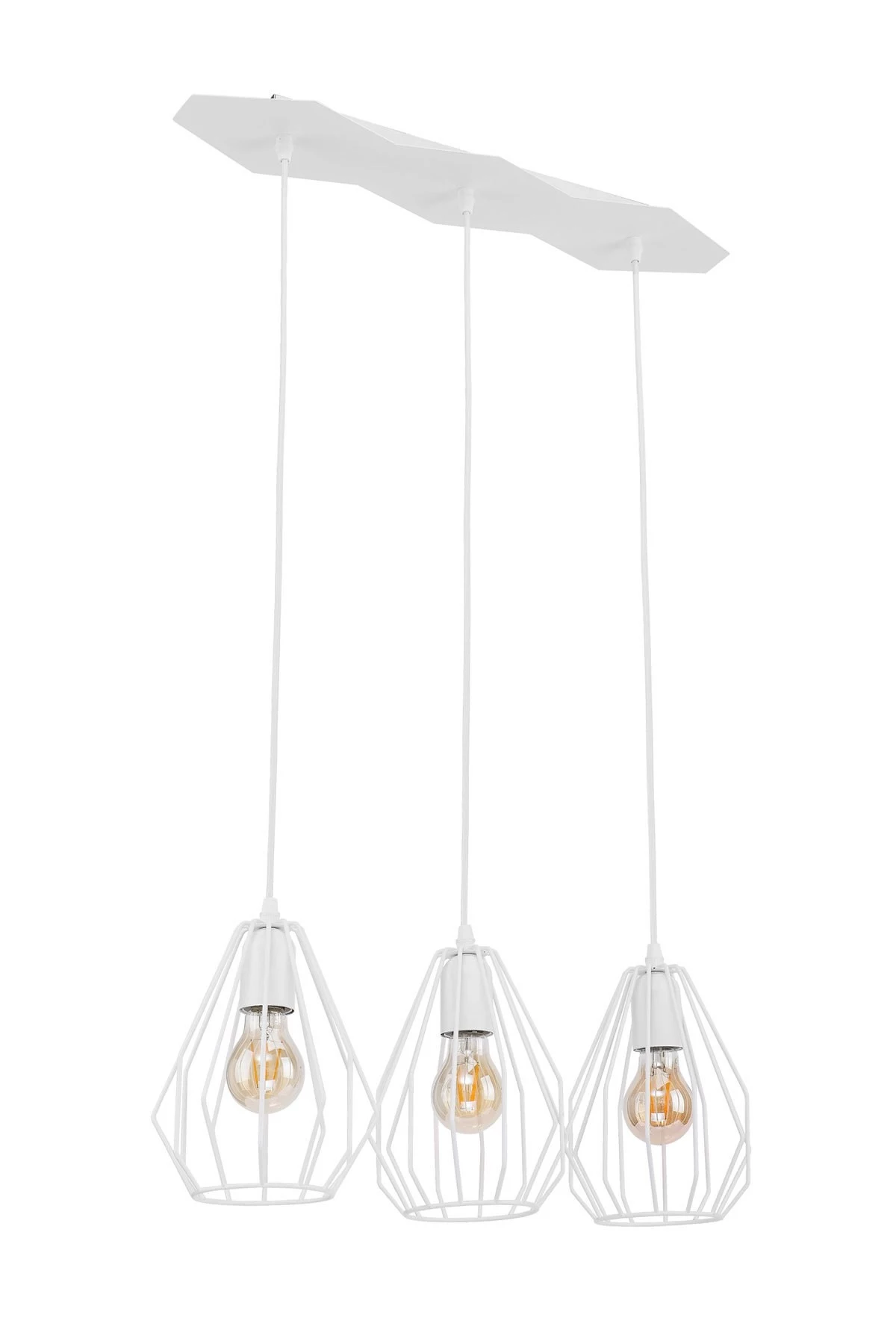   
                        
                        Люстра TK LIGHTING (Польша) 11891    
                         в стиле Лофт, Скандинавский.  
                        Тип источника света: светодиодная лампа, сменная.                         Форма: Прямоугольник.                         Цвета плафонов и подвесок: Белый.                         Материал: Металл.                          фото 1