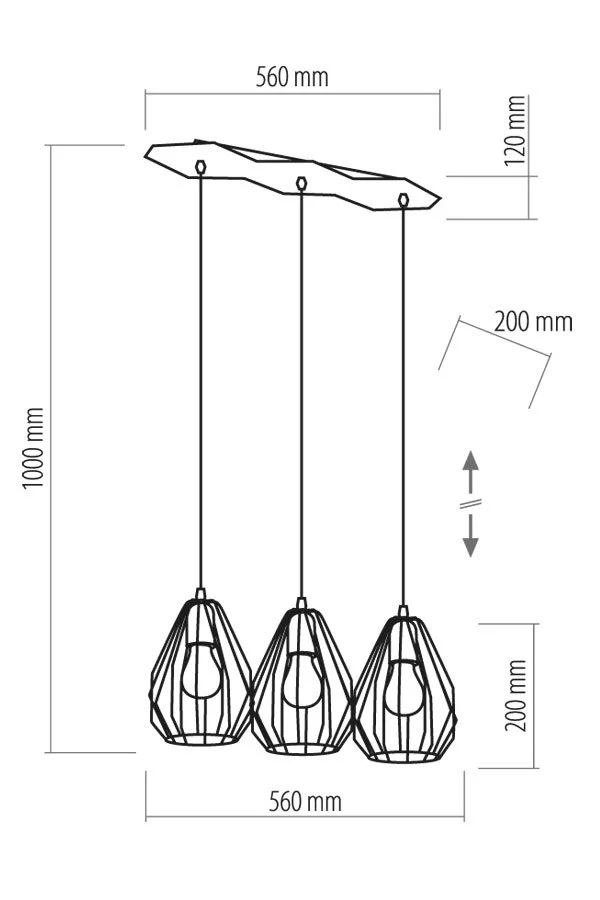   
                        
                        Люстра TK LIGHTING (Польща) 11891    
                         у стилі Лофт, Скандинавський.  
                        Тип джерела світла: світлодіодна лампа, змінна.                         Форма: Прямокутник.                         Кольори плафонів і підвісок: Білий.                         Матеріал: Метал.                          фото 2