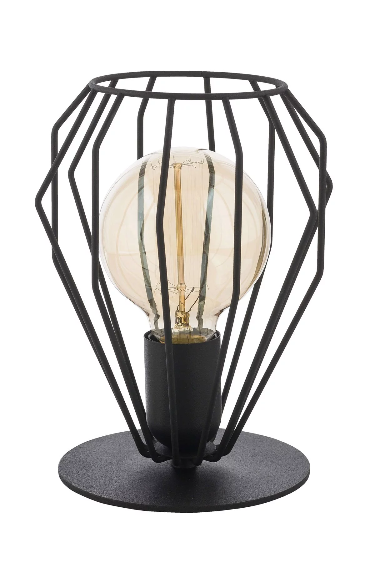   
                        
                        Настольная лампа TK LIGHTING (Польша) 11949    
                         в стиле Лофт, Скандинавский.  
                        Тип источника света: светодиодная лампа, сменная.                                                 Цвета плафонов и подвесок: Черный.                         Материал: Металл.                          фото 1