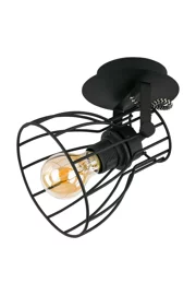   
                        
                        Точечный светильник TK LIGHTING (Польша) 11955    
                         в стиле Лофт.  
                        Тип источника света: светодиодная лампа, сменная.                         Форма: Круг.                         Цвета плафонов и подвесок: Черный.                         Материал: Металл.                          фото 1