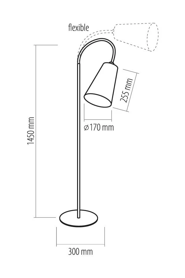   
                        
                        Торшер TK LIGHTING (Польща) 11958    
                         у стилі Модерн, Скандинавський.  
                        Тип джерела світла: світлодіодна лампа, змінна.                                                 Кольори плафонів і підвісок: Чорний.                         Матеріал: Пластик, Тканина.                          фото 2