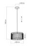   
                        
                        Люстра TK LIGHTING (Польща) 11959    
                         У стилі Модерн.  
                        Тип джерела світла: світлодіодна лампа, змінна.                         Форма: Коло.                         Кольори плафонів і підвісок: Чорний.                         Матеріал: Метал, Тканина.                          фото 3