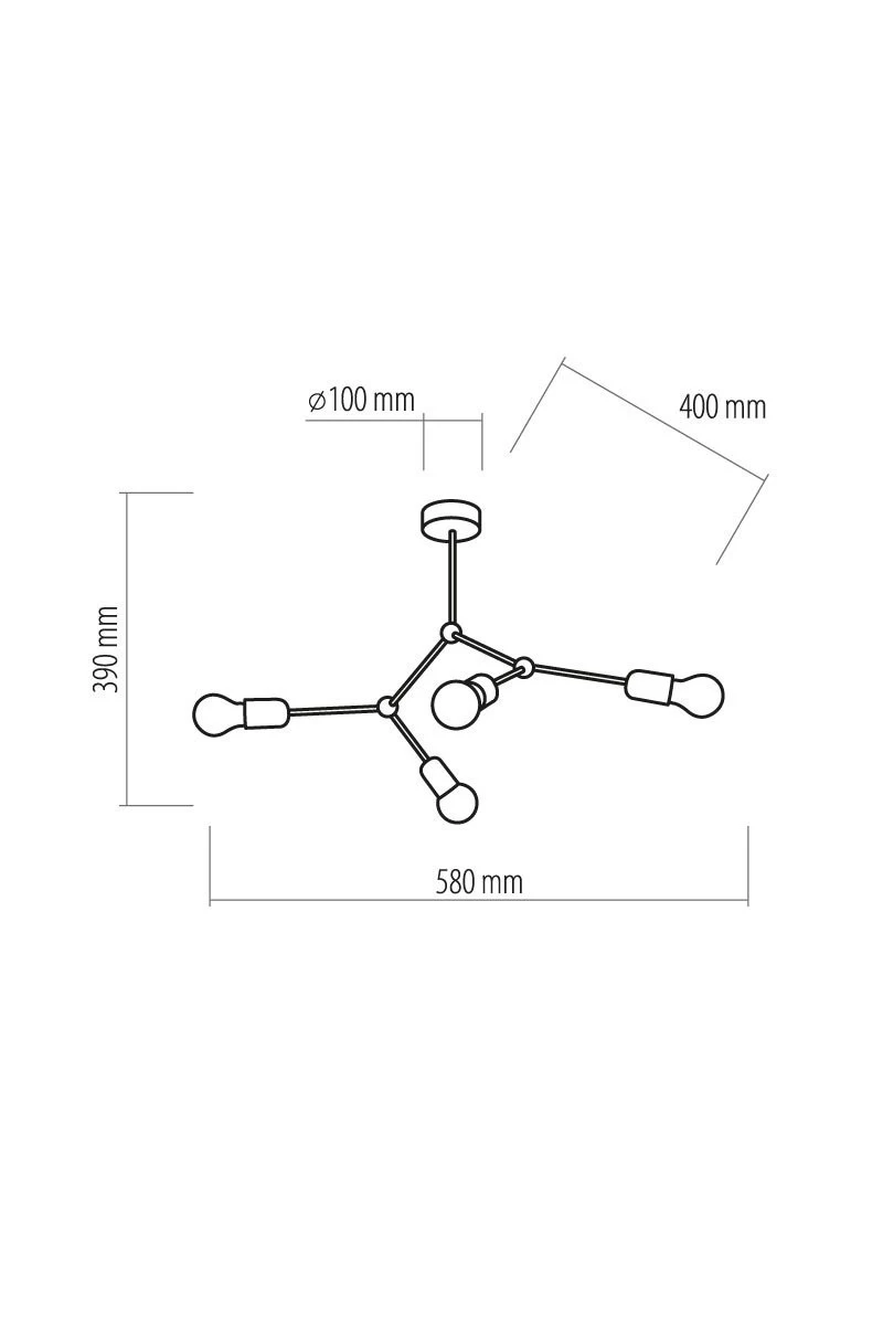   
                        
                        Люстра TK LIGHTING (Польща) 12086    
                         у стилі Лофт.  
                        Тип джерела світла: світлодіодна лампа, змінна.                         Форма: Асиметрична.                                                                          фото 4