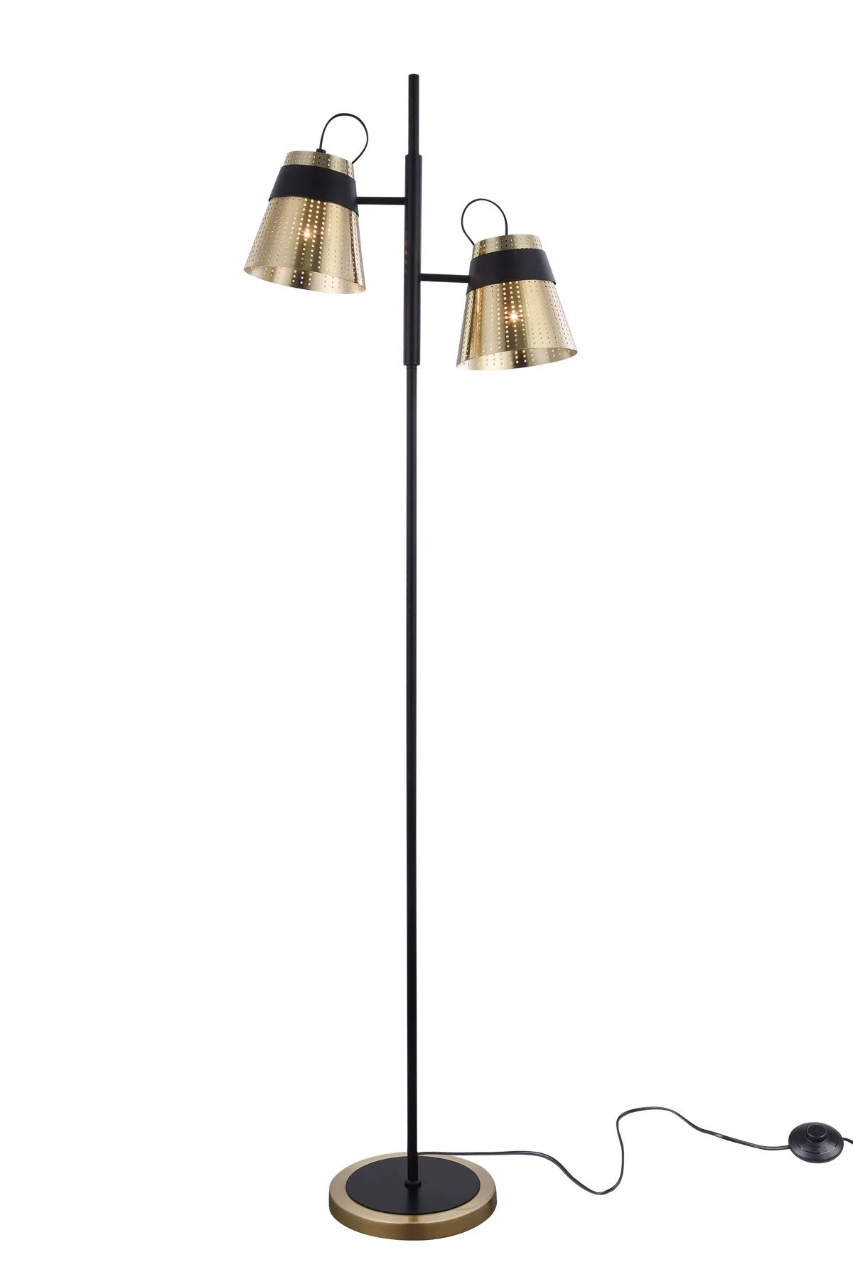   
                        
                        Торшер MAYTONI (Германия) 12355    
                         в стиле Лофт.  
                        Тип источника света: светодиодная лампа, сменная.                                                 Цвета плафонов и подвесок: Золото, Черный.                         Материал: Металл.                          фото 2