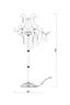   
                        
                        Торшер FREYA (Германия) 12364    
                         в стиле Арт-деко.  
                        Тип источника света: светодиодная лампа, сменная.                                                 Цвета плафонов и подвесок: Бежевый.                         Материал: Стекло.                          фото 7