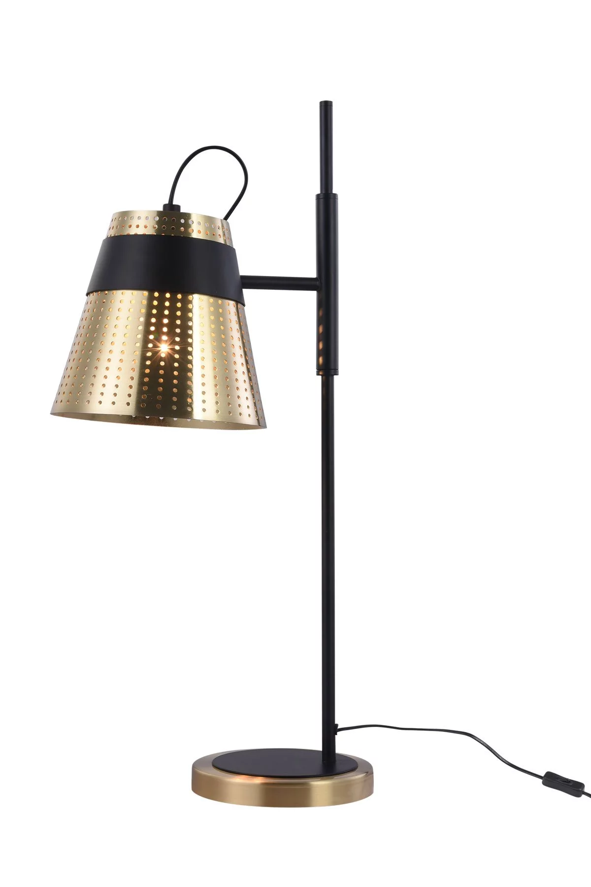   
                        
                        Настільна лампа MAYTONI (Німеччина) 12367    
                         у стилі Лофт.  
                        Тип джерела світла: світлодіодна лампа, змінна.                                                 Кольори плафонів і підвісок: Золото, Чорний.                         Матеріал: Метал.                          фото 1
